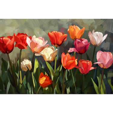 Acrylic Canvas of Flowers